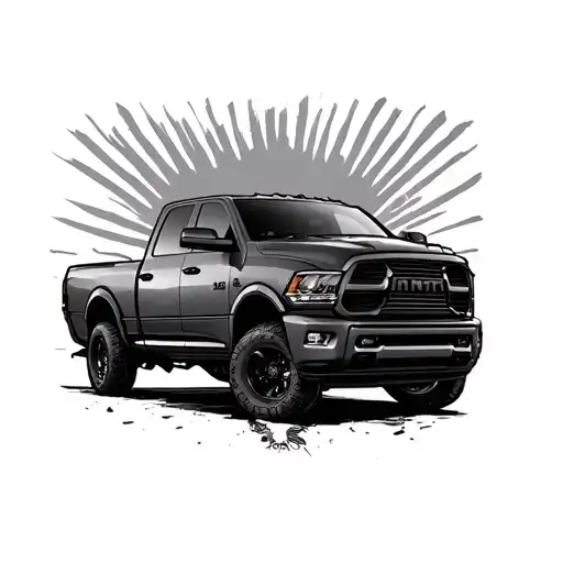 Dodge Ram tattoo design idea