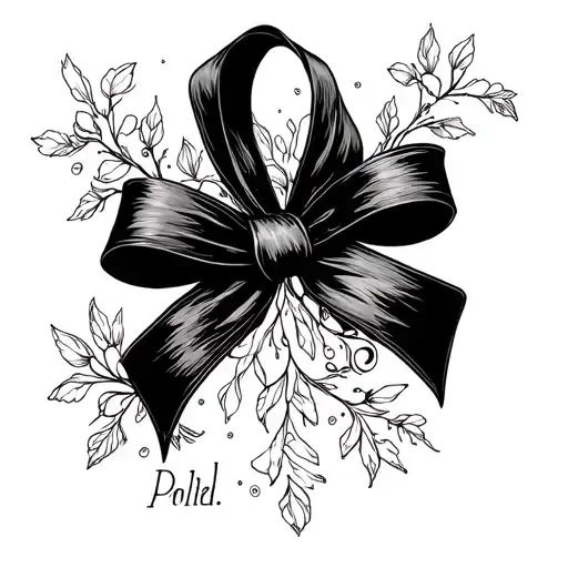 give me a fucking ribbon. this app is lame tattoo design idea