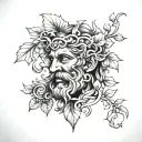 Dionysus tattoo design idea