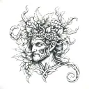 Dionysus tattoo design idea