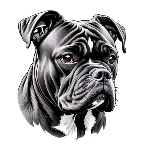Cane Corso tattoo design idea