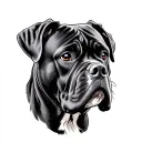 Cane Corso tattoo design idea