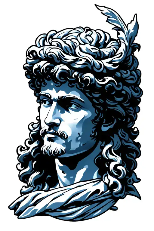 cult of Eros Greek God tattoo design idea