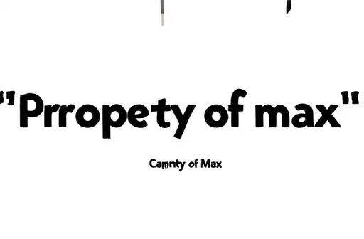 "Property of Max" "Property of Cameron tattoo design idea