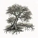 dead tree gothic  tattoo design idea