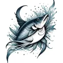 Ocean Theme tattoo design idea