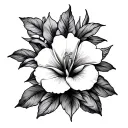 Puerto Rico Flor de Maga tattoo design idea