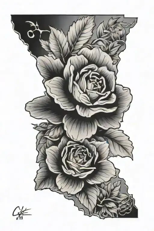 Oregon tattoo design idea