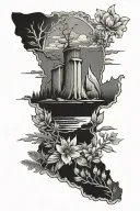 Oregon tattoo design idea