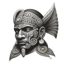 Puerto Rican Taino tattoo design idea