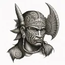 Puerto Rican Taino tattoo design idea