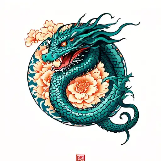 Greek Hydra tattoo design idea