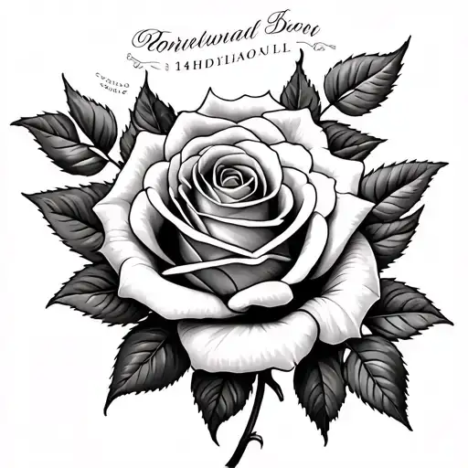 Red roses names and dates incorporated inner fore arm tattoo tattoo design idea
