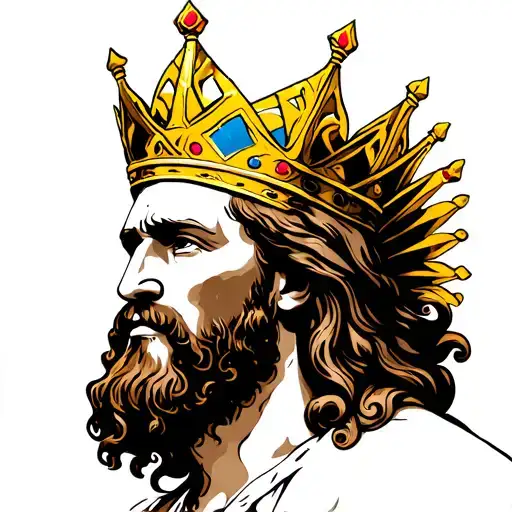 Christ is King tattoo design idea