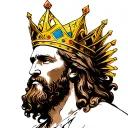Christ is King tattoo design idea