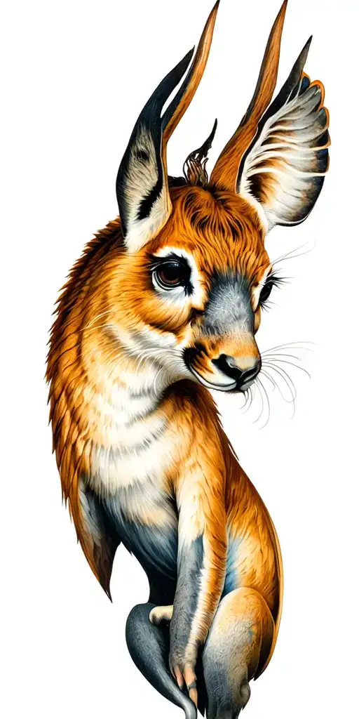 biblical animals hidden within tattoo design idea