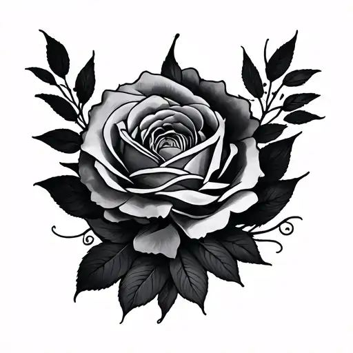 Between Breast tattoo design idea