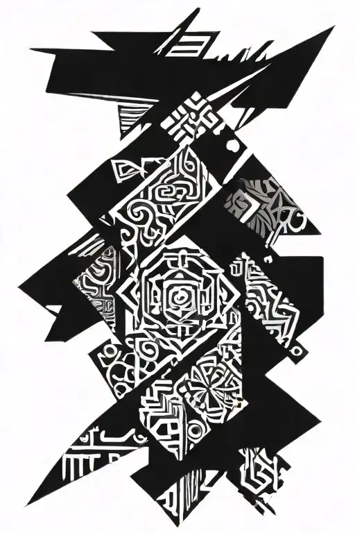 Beautifully Broken tattoo design idea