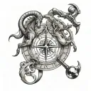 Sagittarius Aries scorpio pisces zodiac sign. Combined tattoo design idea