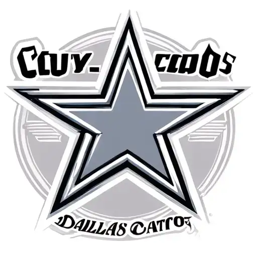 Dallas Cowboys Star Cadillac symbol tattoo design idea