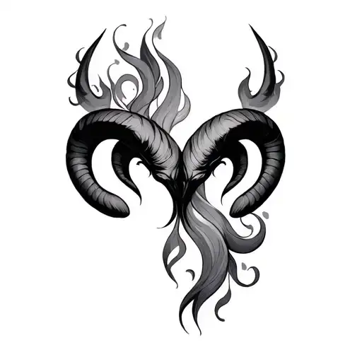 aries Sagittarius  mother twin flame tattoo design idea