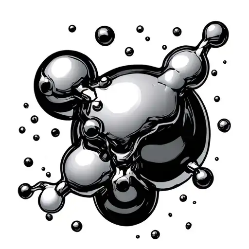 Adrenaline Molecule tattoo design idea
