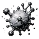 Adrenaline Molecule tattoo design idea