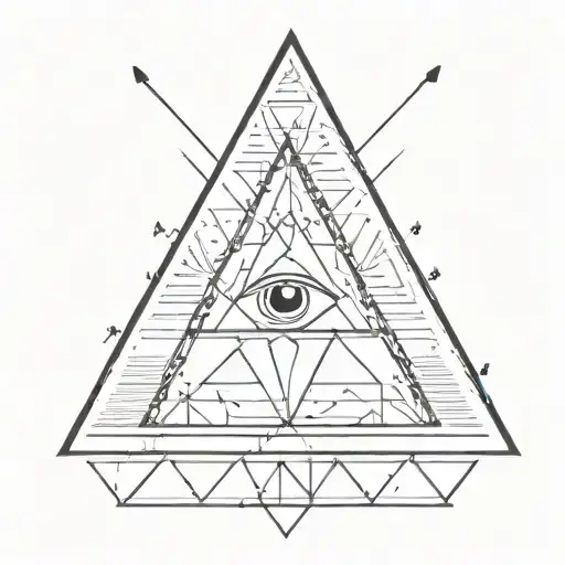 Illuminati triangle tattoo tattoo design idea