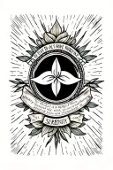 serenity prayer tattoo design idea