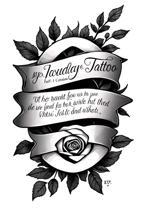  tattoo design inspired by 1 Corinthians 13:7 verse tattoo tattoo design idea