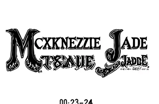 "McKenzie Jade
02-23-24" tattoo design idea