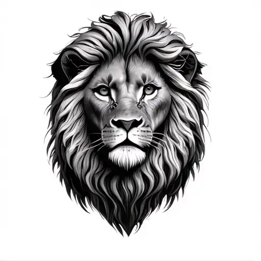 Lion of Judah tattoo design idea