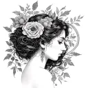 Persephone tattoo design idea
