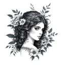 Persephone tattoo design idea