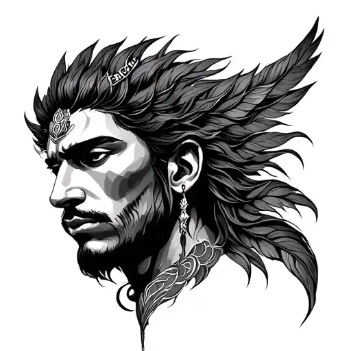 Surya Putra Karan tattoo design idea