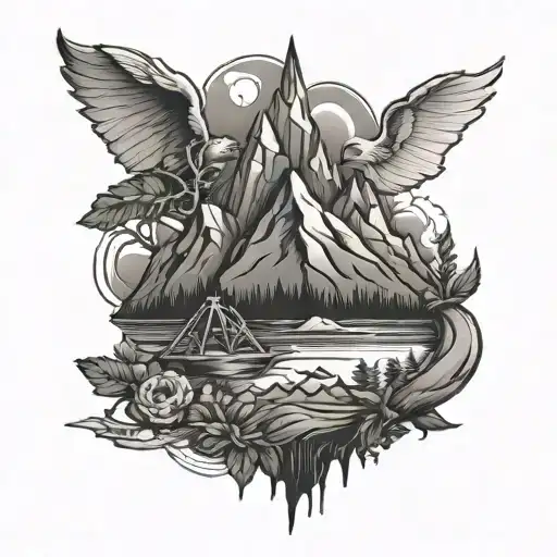 Flagstaff tattoo design idea