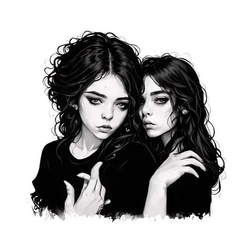 forever alone theme arm sleeve tattoo design idea