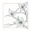 ivory tattoo design idea