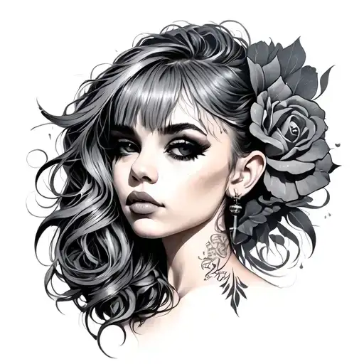 Femboy tattoo design idea