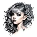 Femboy tattoo design idea