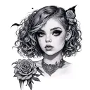 Femboy tattoo design idea