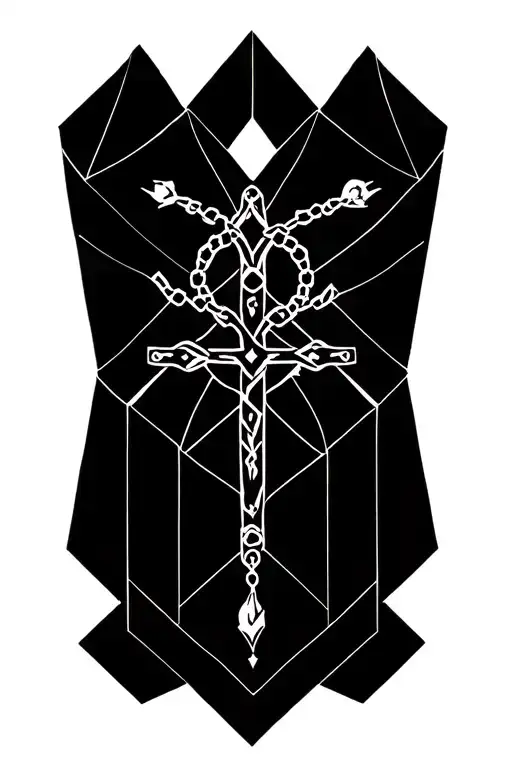 Rosary tattoo design idea