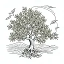 Olive Tree Therapy tattoo design idea