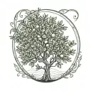 Olive Tree Therapy tattoo design idea