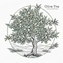 Olive Tree Therapy tattoo design idea