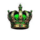 green queen crown tattoo design tattoo design idea