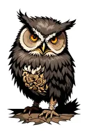 owlbear tattoo design idea