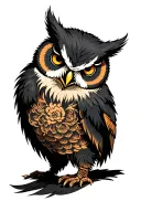 owlbear tattoo design idea