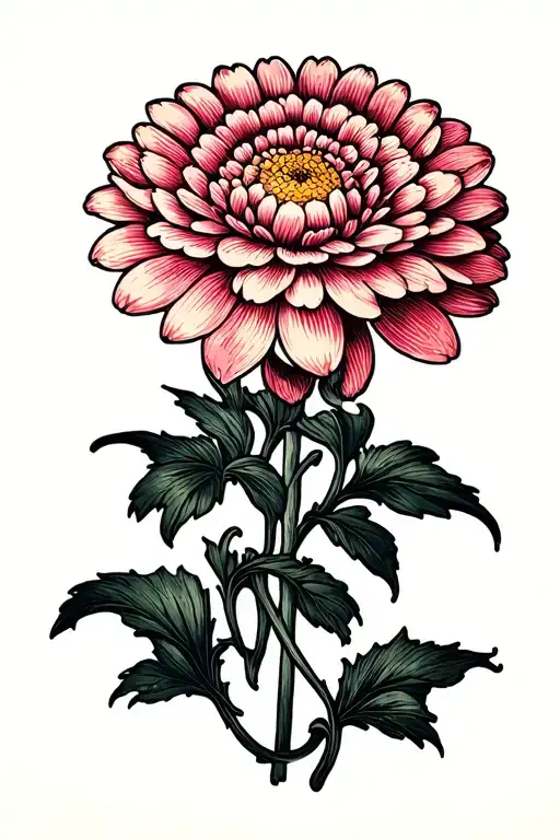 omamori tattoo chrysanthemum tattoo design idea