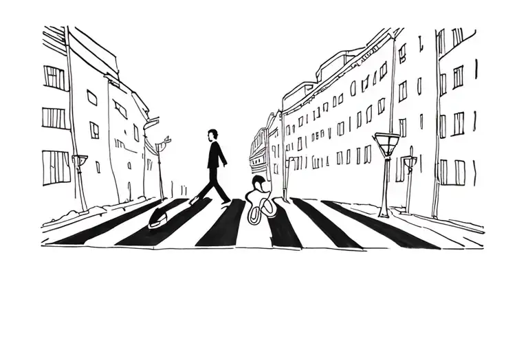 Abbey Road tattoo design idea